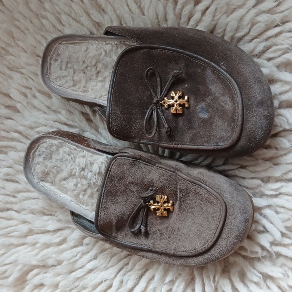 Tory Burch   suede mules